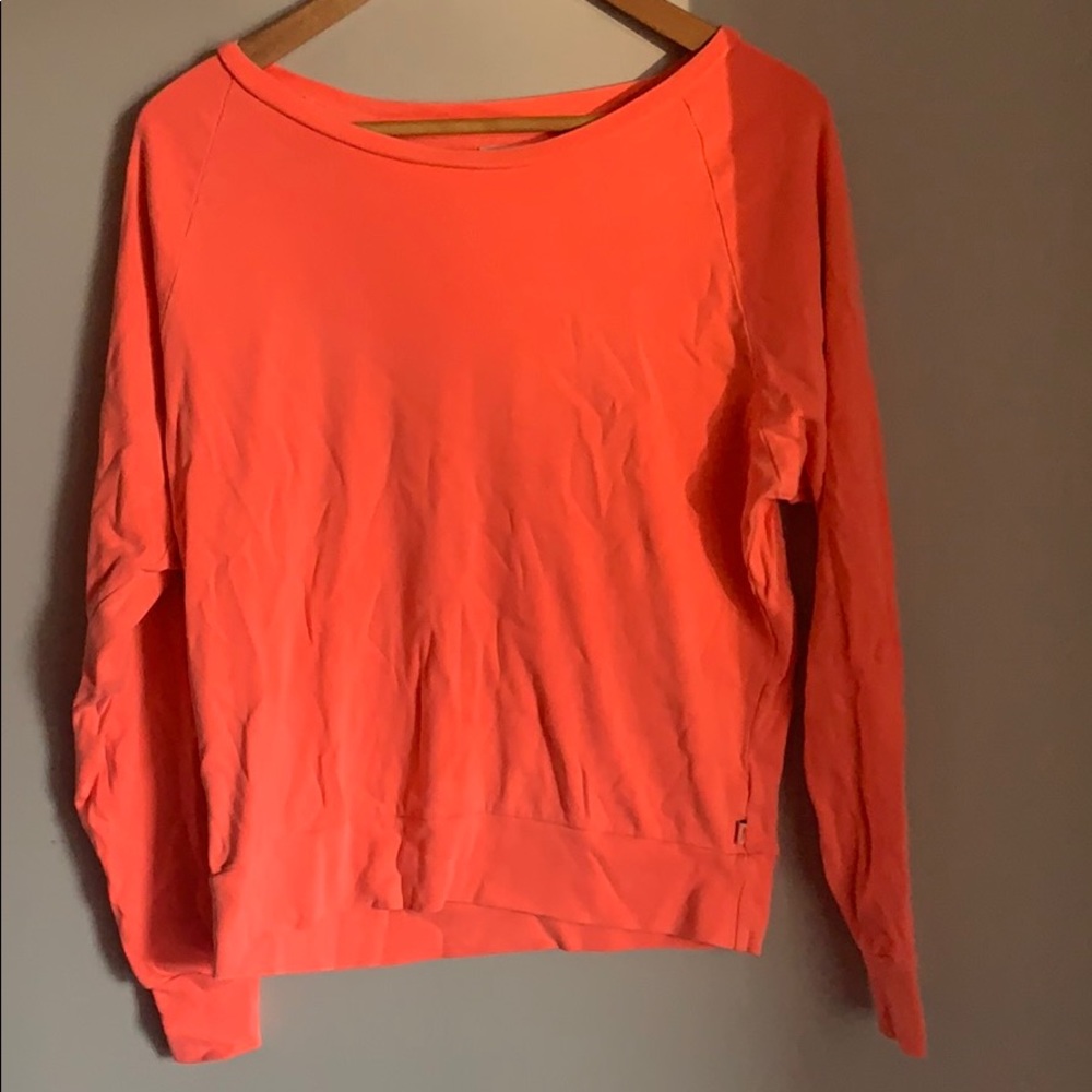TNA boatneck fluorescent orange size S